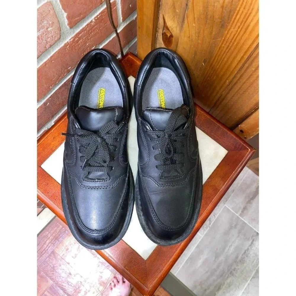 EVA-TECH Footonic II Ultra Walkabout‎ black Oxford Leather shoes Size 9.5E